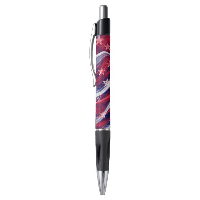 Amerikanische Flagge Custom Pen - Emmy Kugelschreiber (Oberseite (Vertikal))