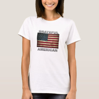 Amerikanische Flagge - Dankbarer Amerikaner T-Shirt
