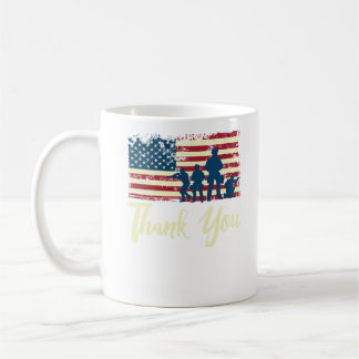 Amerikanische Flagge danken Ihnen der patriotische Kaffeetasse