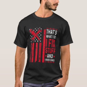 Amerikanische Flagge Das ist was ich mache Ich rep T-Shirt