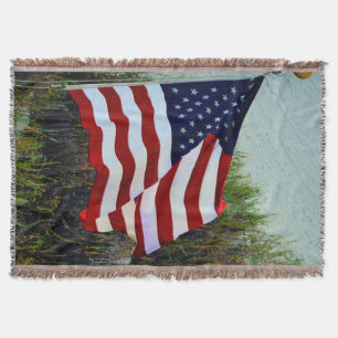 Amerikanische Flagge Decke
