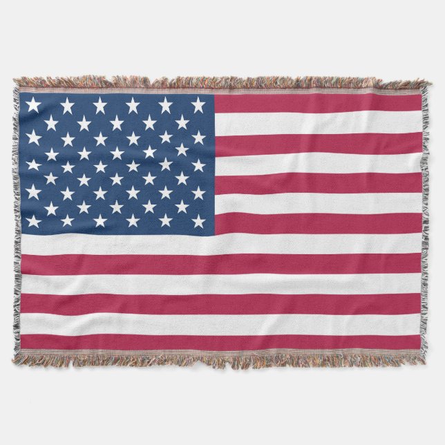 Amerikanische Flagge Decke (Vorderseite)