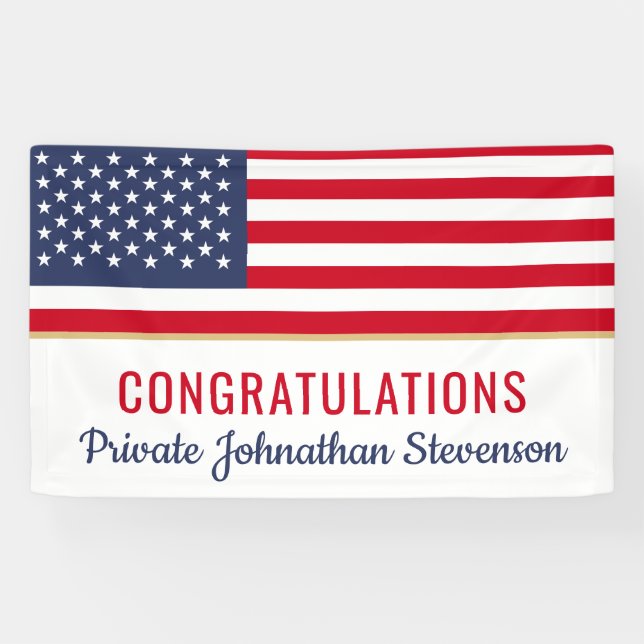 Amerikanische Flagge der Patriotischen Armee des m Banner (Horizontal)