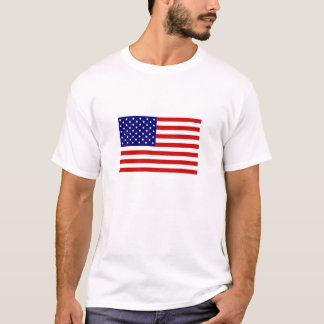 Amerikanische Flagge, die Bürgschaft T-Shirt