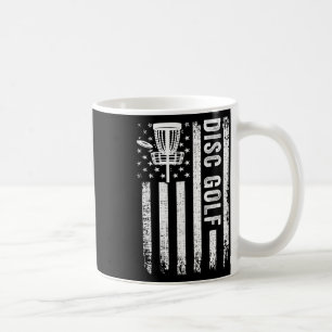 Amerikanische Flagge Disc Golf Spieler Flying Disc Kaffeetasse