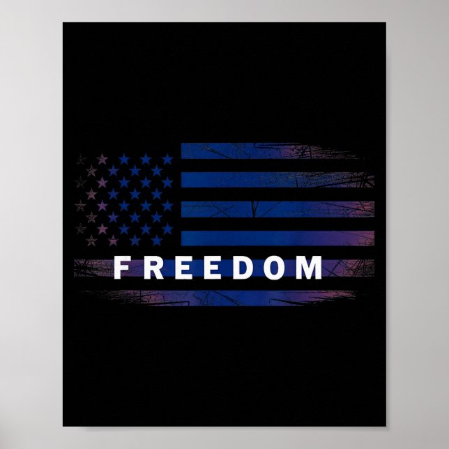 Amerikanische Flagge Dom Poster (Vorne)