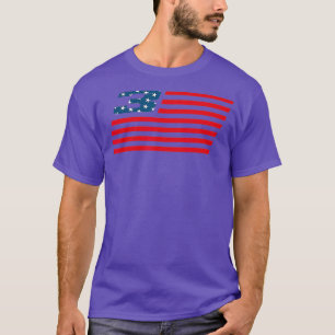 Amerikanische Flagge E3 Motocross Supercross T-Shirt