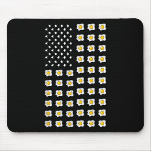 Amerikanische Flagge Ei Essen USA Patriotismus Pat Mousepad
