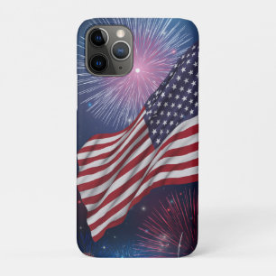 Amerikanische Flagge & Feuerwerk Case-Mate iPhone Hülle