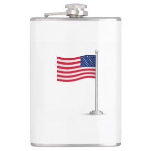 amerikanische Flagge Flachmann