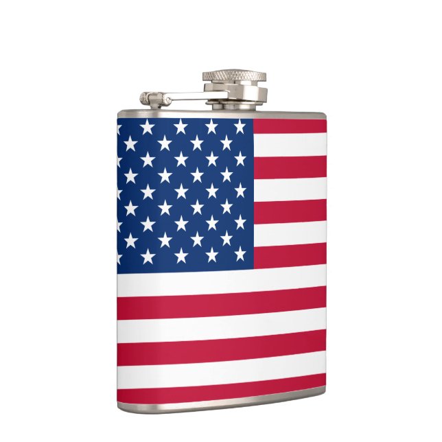 Amerikanische Flagge Flachmann (Rechts)
