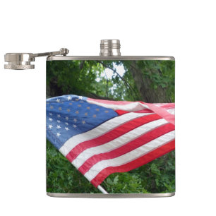Amerikanische Flagge Flachmann