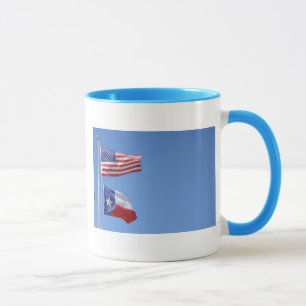 Amerikanische Flagge Flaggen Texas Sterne Streifen Tasse