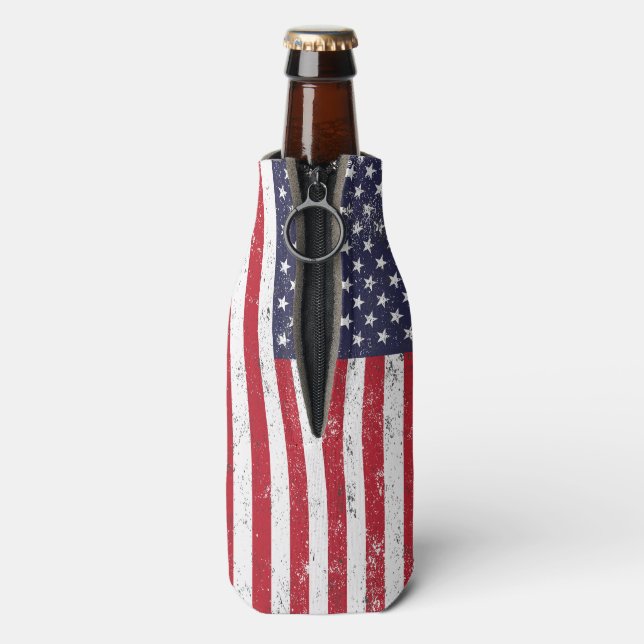 Amerikanische Flagge Flaschenkühler (Flasche Rückseite)