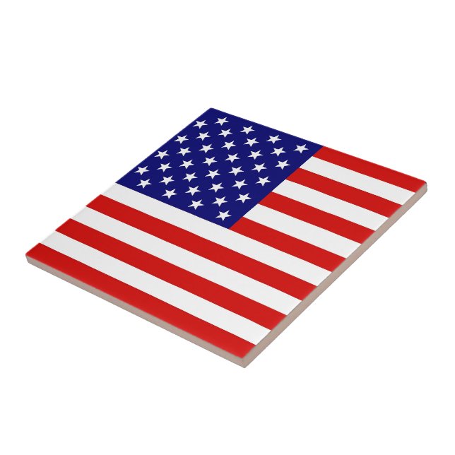 Amerikanische Flagge Fliese (Seite)