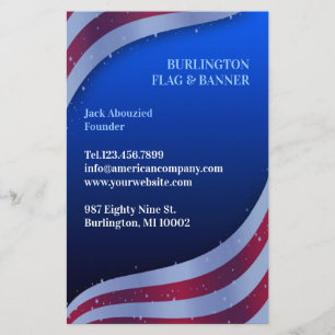 Amerikanische Flagge Flyer