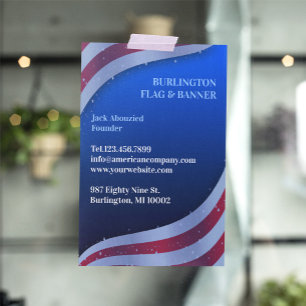 Amerikanische Flagge Flyer