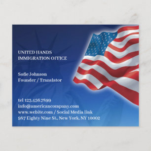 Amerikanische Flagge Flyer