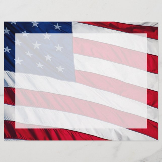 Amerikanische Flagge Flyer (Vorne)