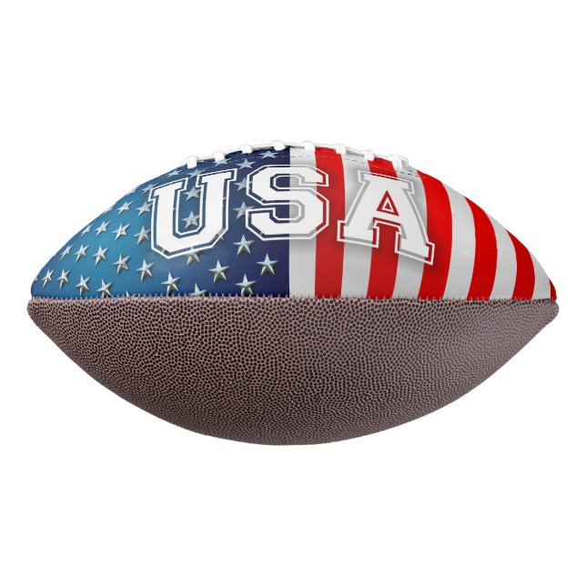 Amerikanische Flagge Football (Gedreht 270)