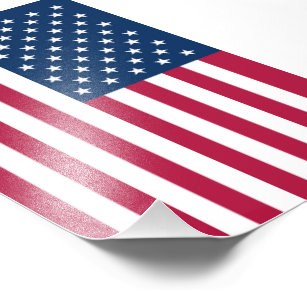 Amerikanische Flagge Fotodruck