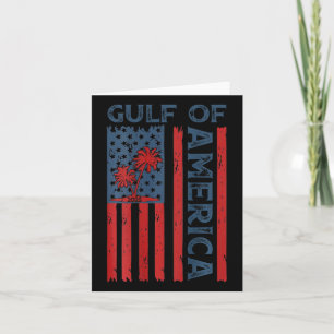 Amerikanische Flagge für den Golf von Amerika nach Karte