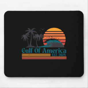 Amerikanische Flagge für den Retro-Golf von Amerik Mousepad