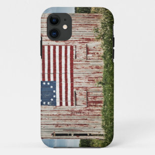 Amerikanische Flagge gemalt auf Scheune Case-Mate iPhone Hülle