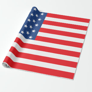 Amerikanische Flagge Geschenkpapier