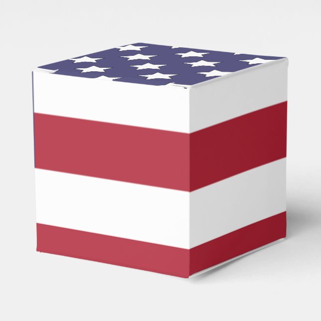 Amerikanische Flagge Geschenkschachtel (Vorderseite)