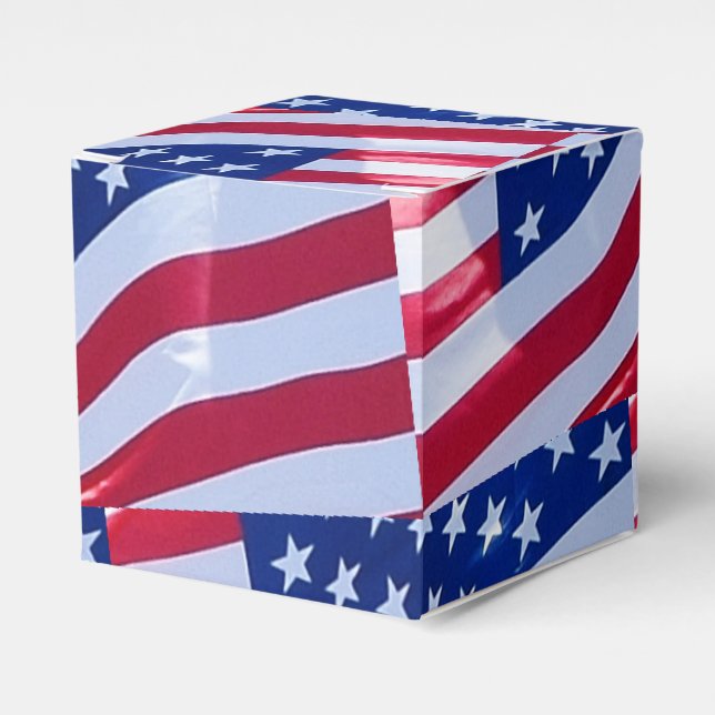 Amerikanische Flagge Geschenkschachtel (Vorderseite)
