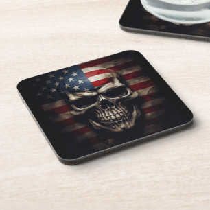 Amerikanische Flagge Getränkeuntersetzer