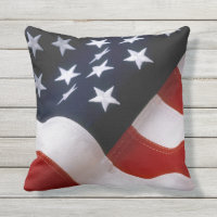 Amerikanische Flagge gewellt