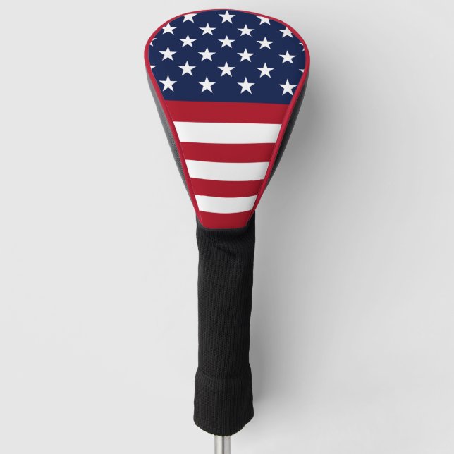 Amerikanische Flagge Golf Headcover (Vorderseite)