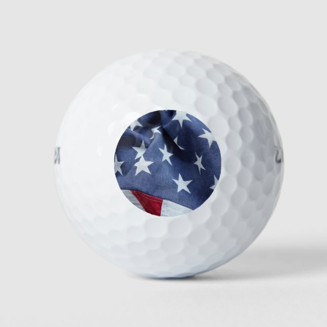 Amerikanische Flagge Golfball (Vorderseite)