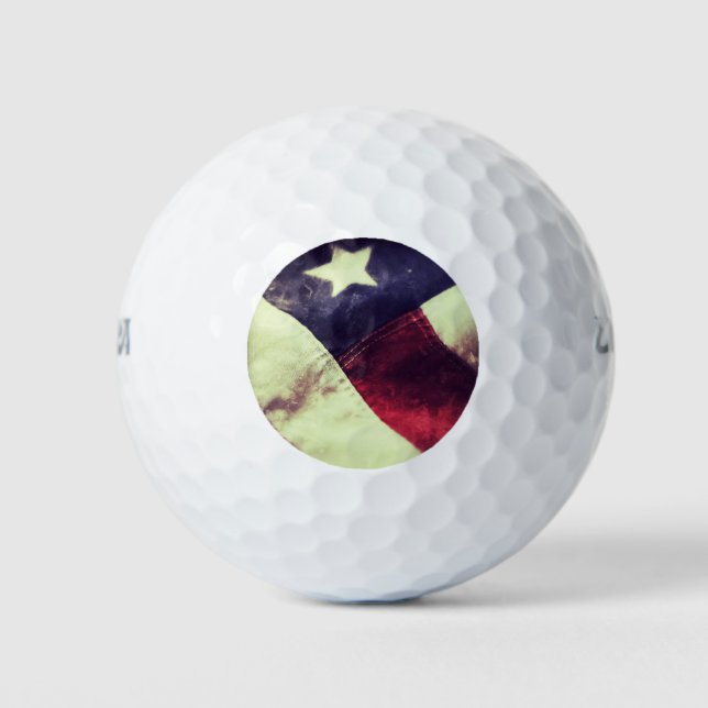 Amerikanische Flagge Golfball (Vorderseite)