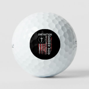 Amerikanische Flagge Golfbälle – Eine Nation unter