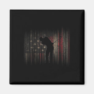 Amerikanische Flagge Golfkleidung - Golf Magnet