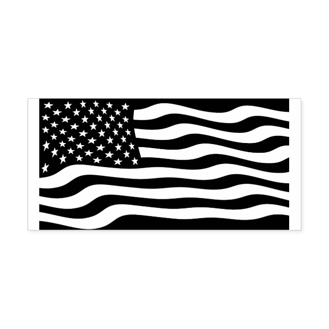 Amerikanische Flagge Gummistempel (Prägung)