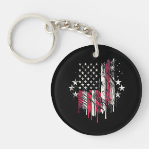 Amerikanische Flagge Herren USA Kleinkind Amerikan Schlüsselanhänger