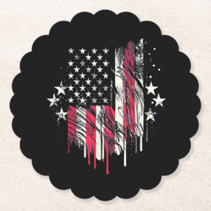 Amerikanische Flagge Herren USA Kleinkind Amerikan Untersetzer