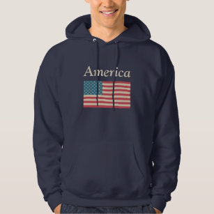 Amerikanische Flagge Hooded Sweatshirt