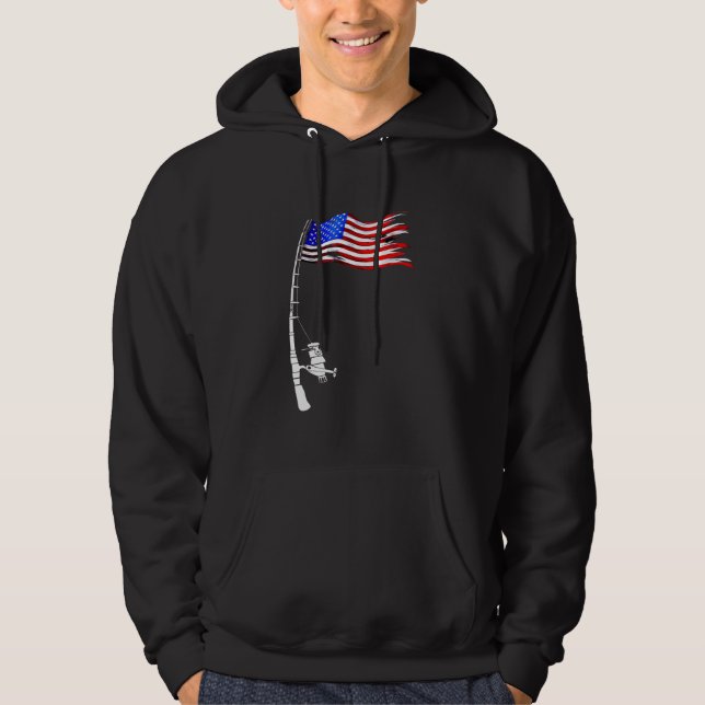 Amerikanische Flagge Hoodie (Vorderseite)