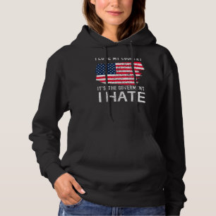 Amerikanische Flagge I Liebe mein Land Es ist die  Hoodie