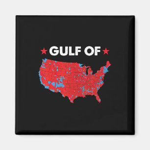 Amerikanische Flagge im Golf von Amerika Magnet