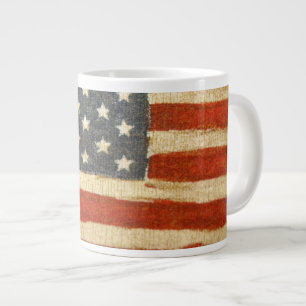Amerikanische Flagge Jumbo-Tasse