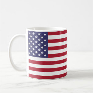 Amerikanische Flagge Kaffeetasse