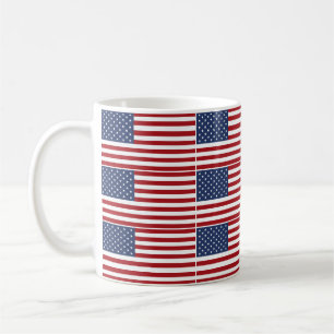 Amerikanische Flagge Kaffeetasse
