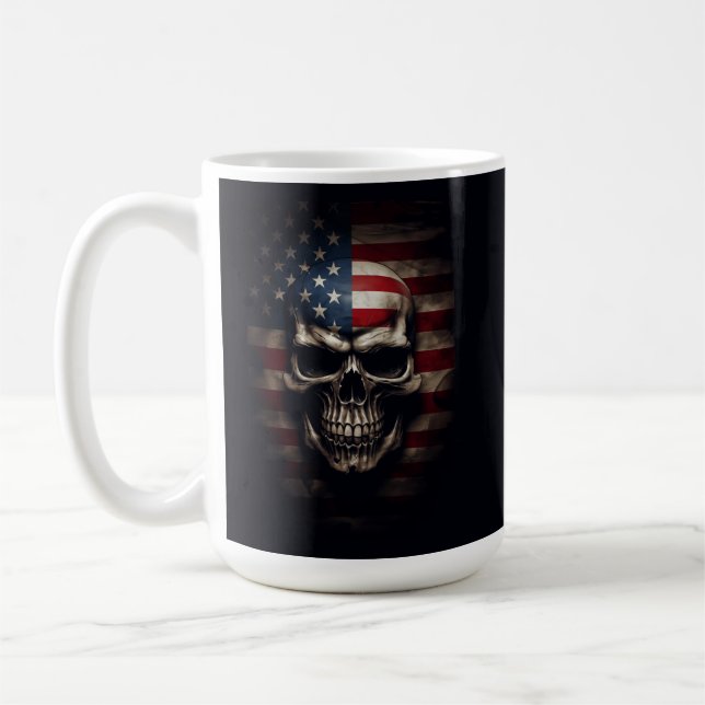 Amerikanische Flagge Kaffeetasse (Links)