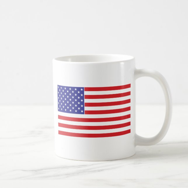 Amerikanische Flagge Kaffeetasse (Rechts)